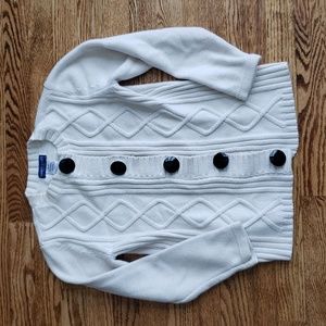 (S) Karen Scott Cable Knit Cottagecore Cozy Sweater Comfy Cardigan Boho Lounge